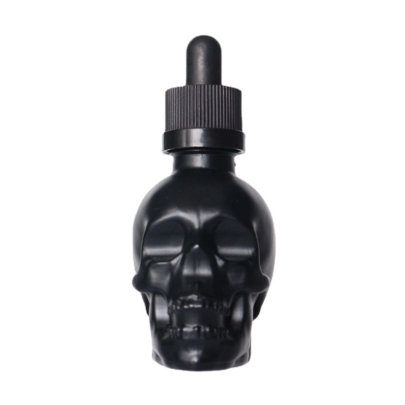 Bitters Bottle Set - スカルビットルボトル ドロッパーボトル ガラスビターズボトル ドロッパー付き カクテルバー アブサンカクテル
