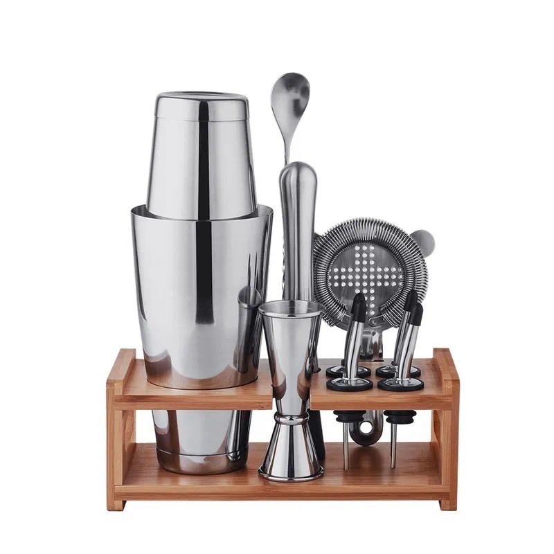 ステンレス製カクテルミキサーセット、コンビネーションシェーカ - Boston Shaker Set のレビューと価格